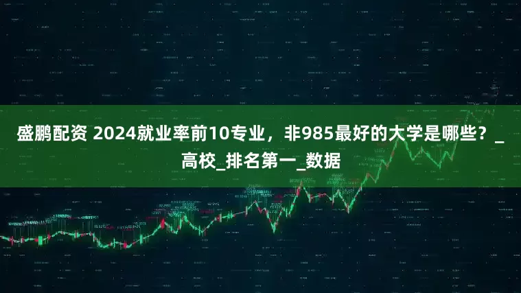 盛鹏配资 2024就业率前10专业，非985最好的大学是哪些？_高校_排名第一_数据
